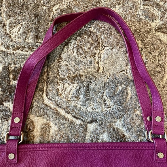 Thirty One TOWNSFAIR REVERSIBLE TOTE -PALACE OF JEWELLS PEBBLE Purse Bag Purple - Picture 10 of 12